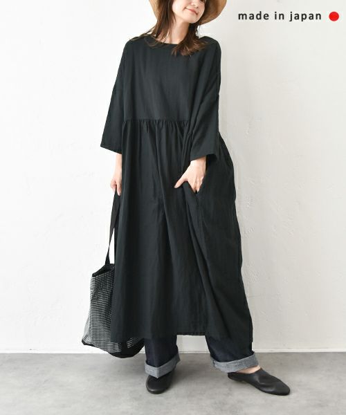 No18｜Wガーゼギャザーワンピース [[CE1OP220705C]][C]