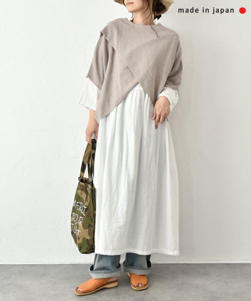 No18｜Wガーゼギャザーワンピース [[CE1OP220705C]][C]