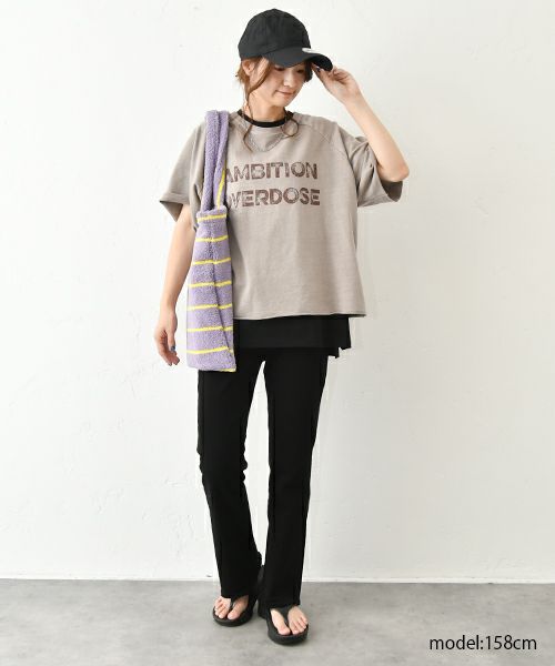 IN THE MARKET｜ロゴカットソー [[C-2416]][C]