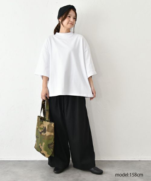 hagumu｜ハイネックカットソー [[C-750]][C]