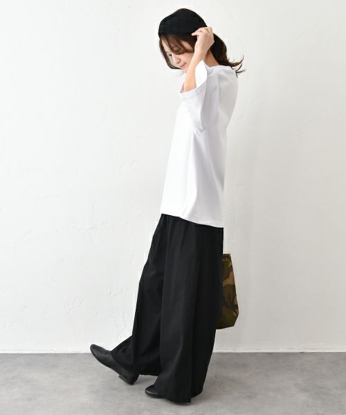 hagumu｜ハイネックカットソー [[C-750]][C]