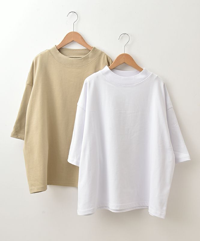  hagumu｜ハイネックカットソー [[C-750]][C]