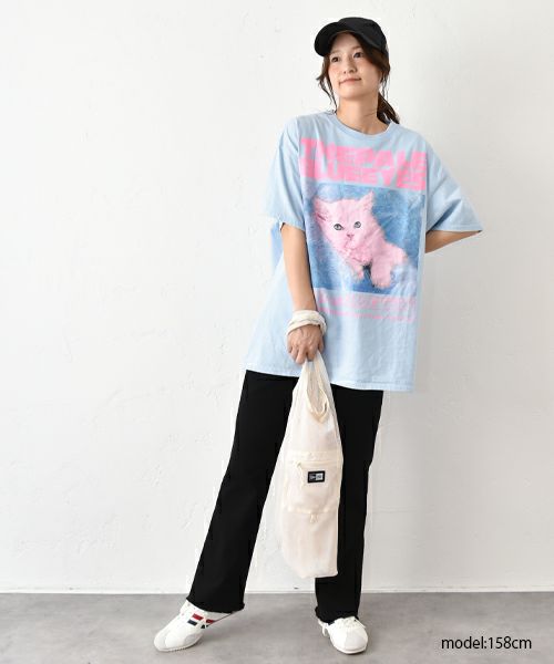 IN THE MARKET｜カットオフ フレアイージーパンツ [[IN-096]][C]
