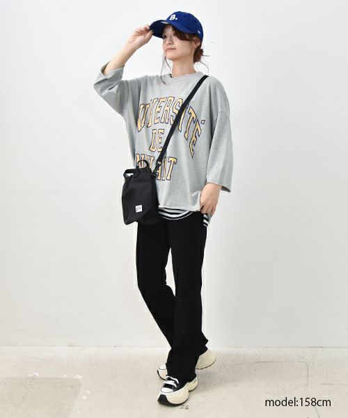 IN THE MARKET｜カットオフ フレアイージーパンツ [[IN-096]][C]