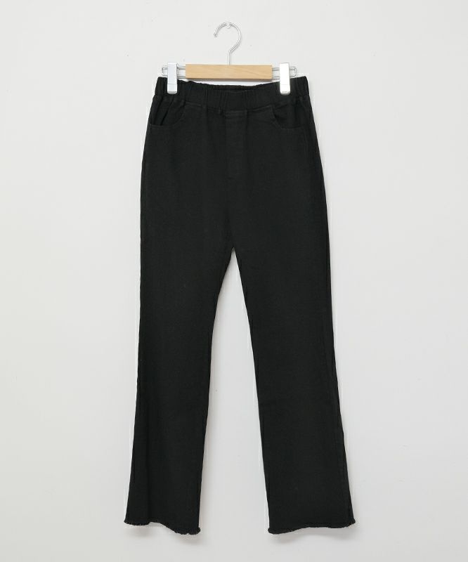 IN THE MARKET｜カットオフ フレアイージーパンツ [[IN-096]][C]