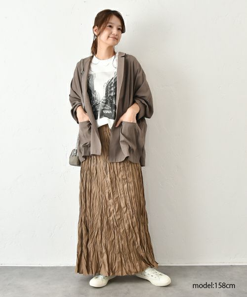 HUMS｜バックギャザージャケット [[HUM-069]][C]