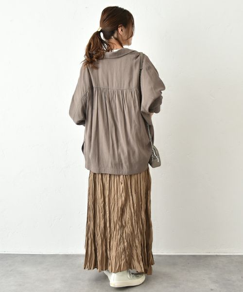 HUMS｜バックギャザージャケット [[HUM-069]][C]