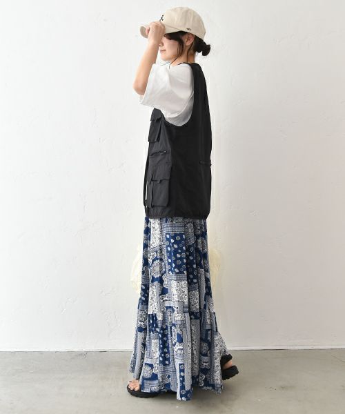 IN THE MARKET｜ナイロンベスト [[C-2390]][C]