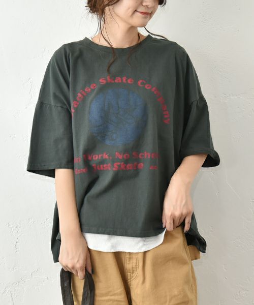 IN THE MARKET｜プリントTシャツ [[C-2434]][C]