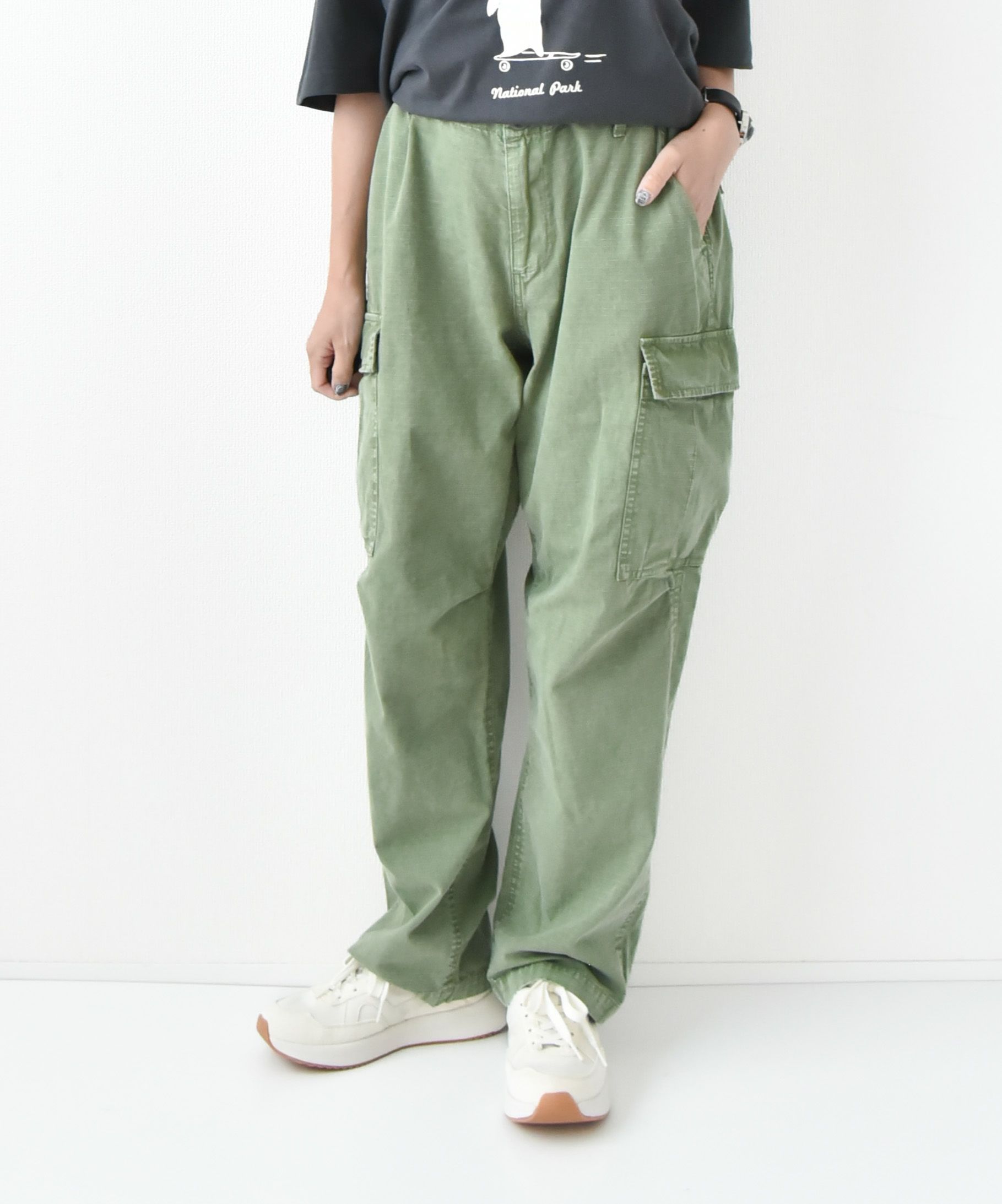 day standard｜リダイ加工リップストップカーゴパンツ [[day-027]][D]