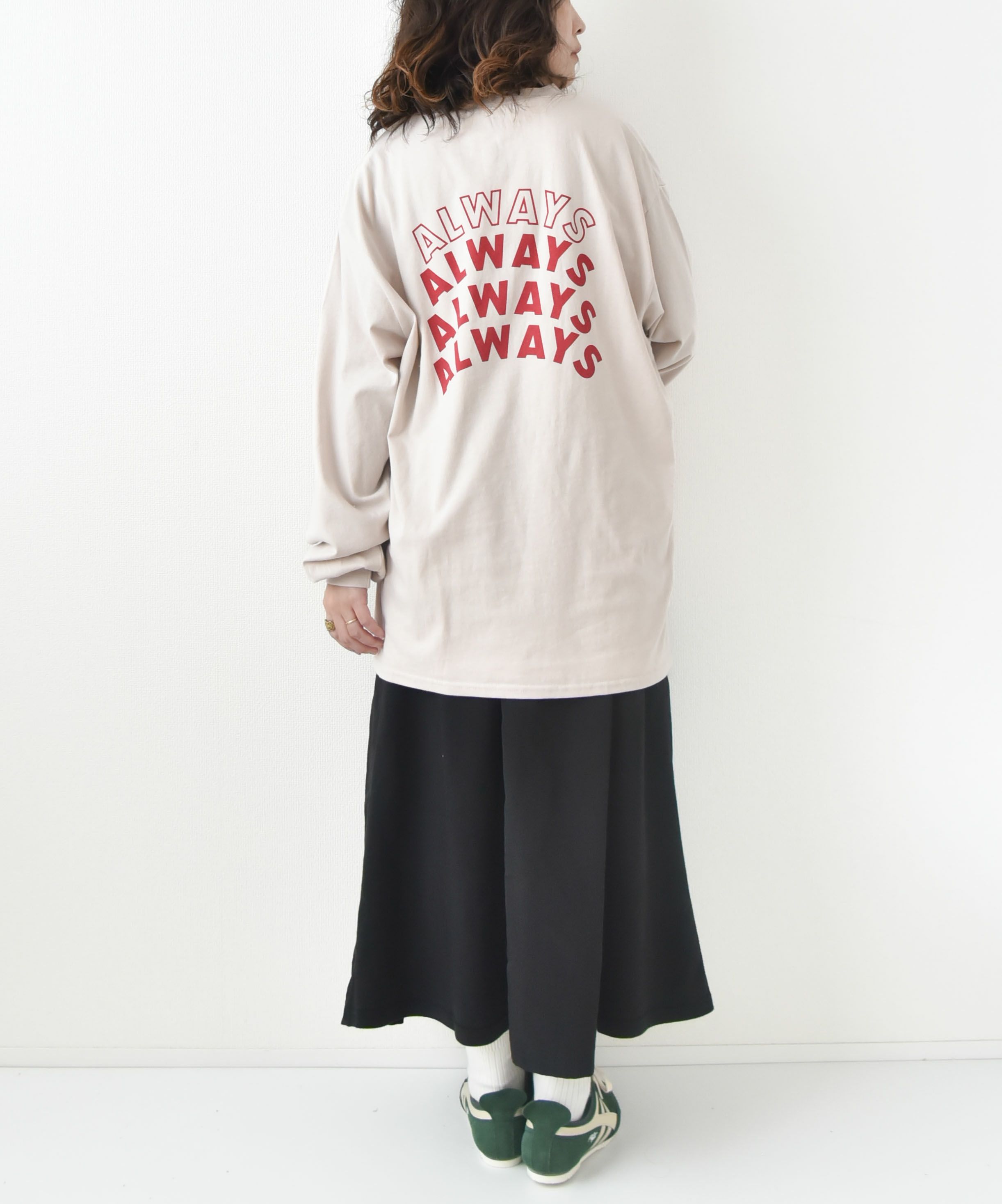 day standard｜NEVER ロングスリーブTシャツ [[ds-715402F]][D]