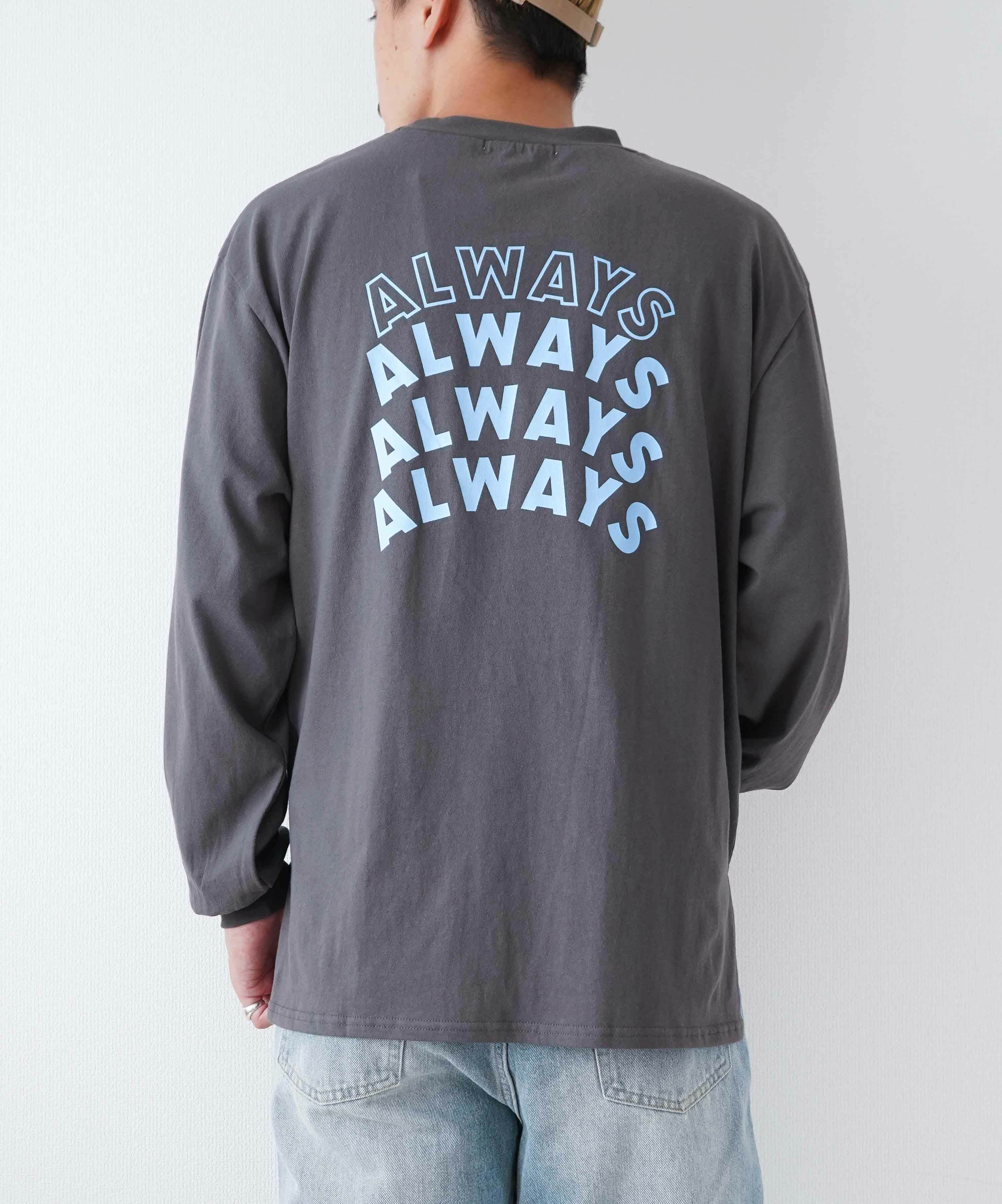 day standard｜NEVER ロングスリーブTシャツ [[ds-715402F]][D]