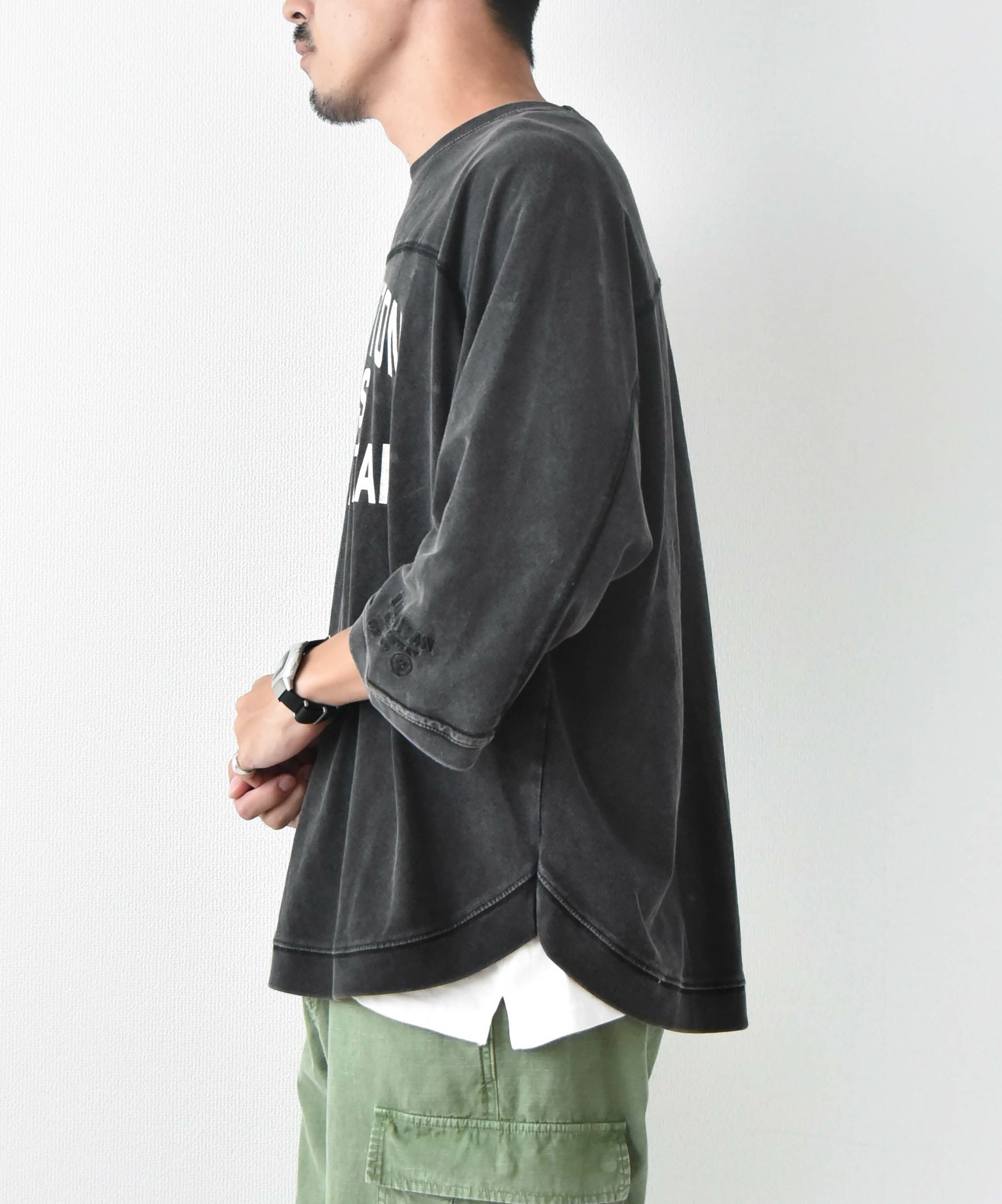 day standard｜カレッジロゴ7分袖プルオーバー [[K52120-28]][D]