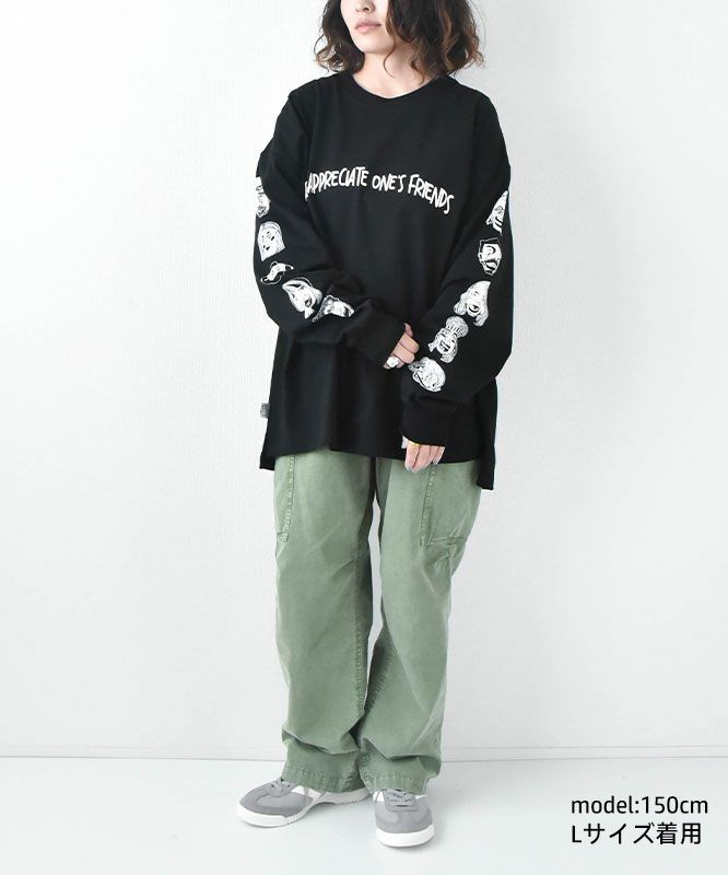 ジムマスター｜7.4oz friends ビッグロンTee [[G621779]][D]