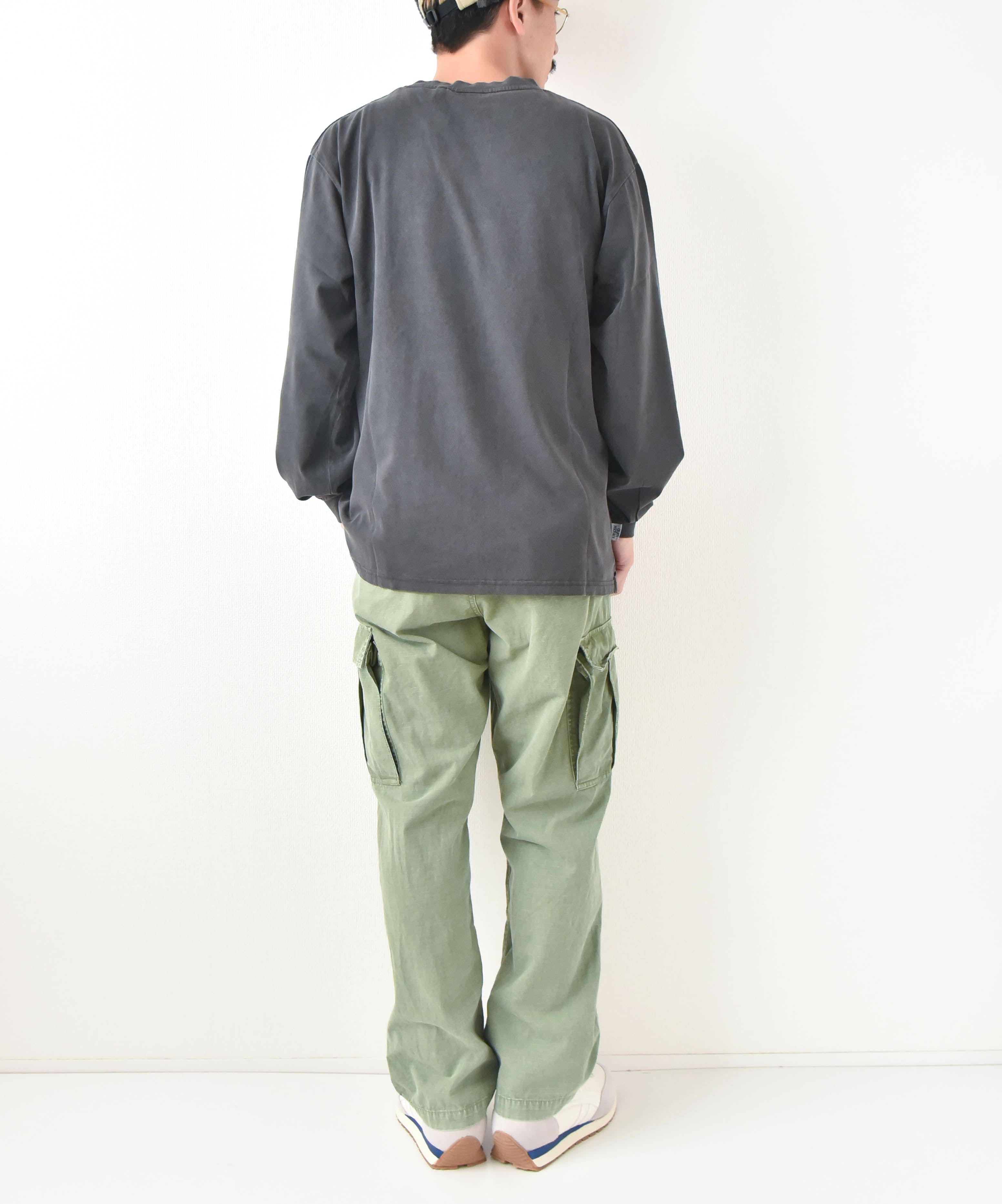 ジムマスター｜6.2oz ピグメント　CALLING ロンTee [[G633734]][D]