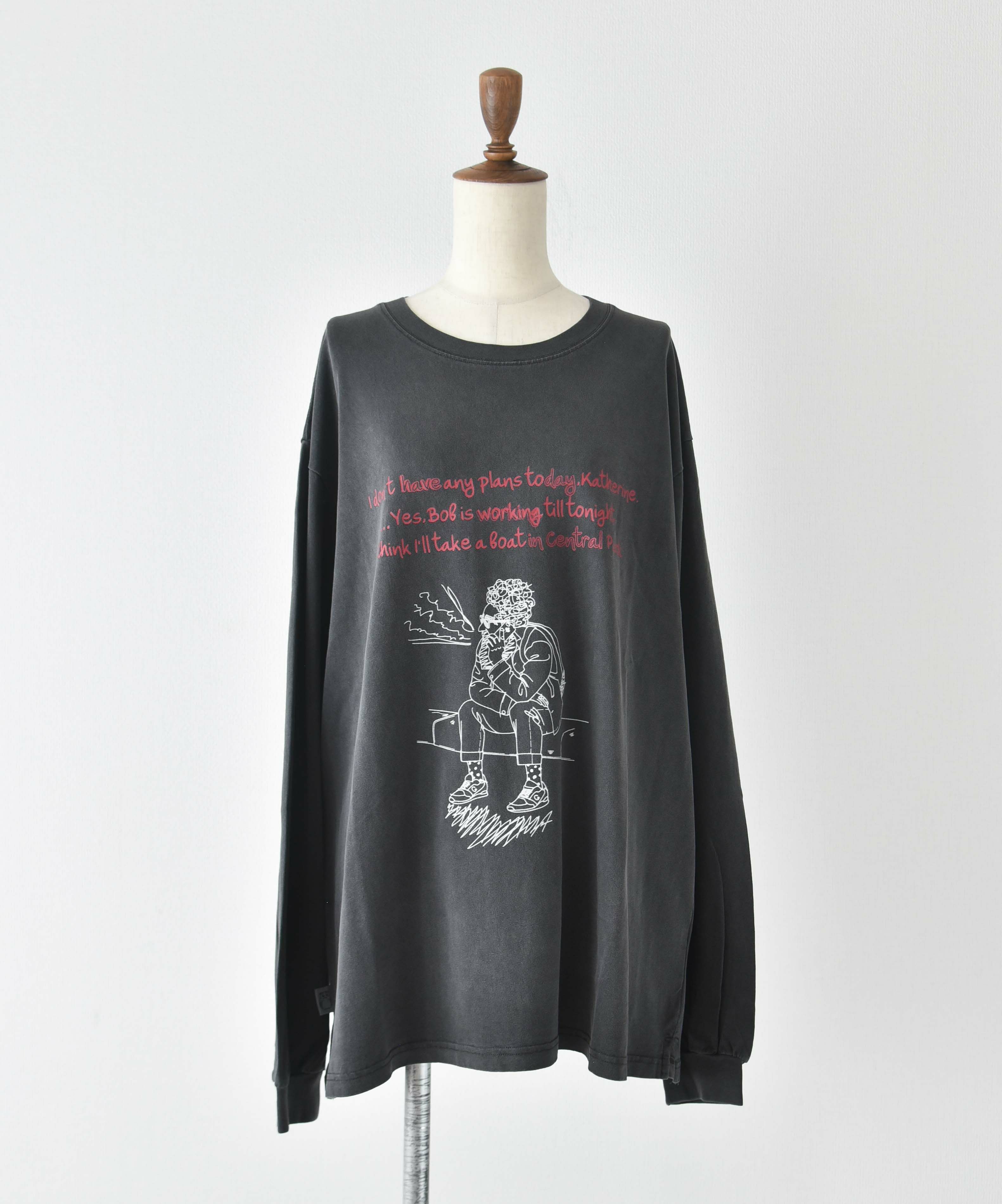 ジムマスター｜6.2oz ピグメント　CALLING ロンTee [[G633734]][D]