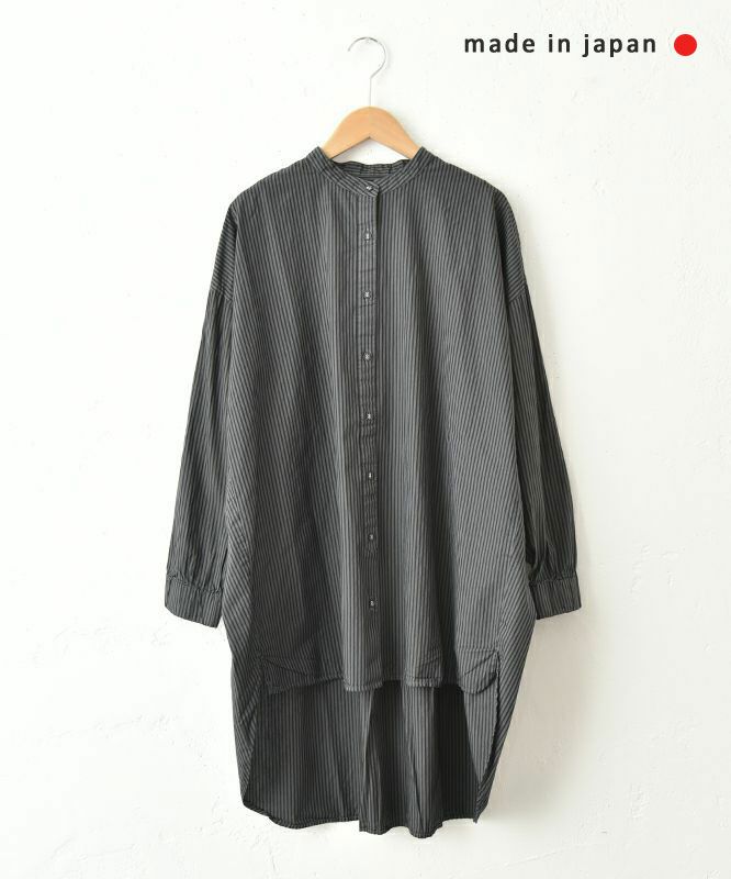 SETTEN｜製品染めバルーンスリーブシャツ [[SSET-4017]][C]
