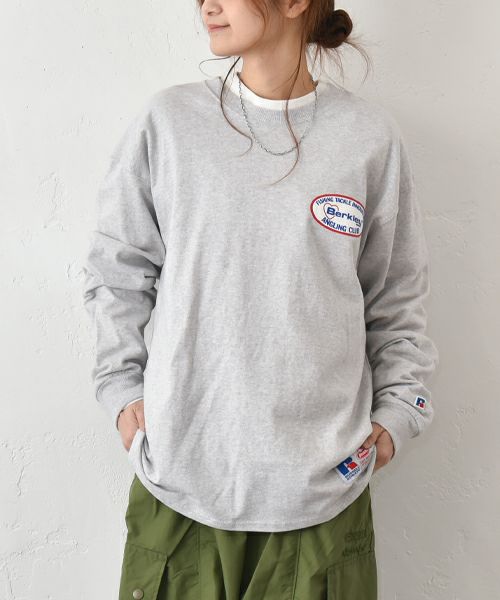 RUSSELL ATHLETIC｜Russell×Berkley ?Angling Club? Heavy Cotton Jersey 長袖Tee [[RBK-2505]][C]