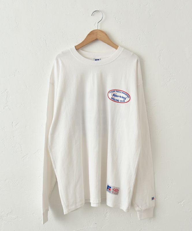 RUSSELL ATHLETIC｜Russell×Berkley ?Angling Club? Heavy Cotton Jersey 長袖Tee [[RBK-2505]][C]