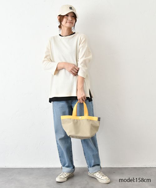 her.｜ワッフル クルーネックTee [[MTAH503-0809]][C]