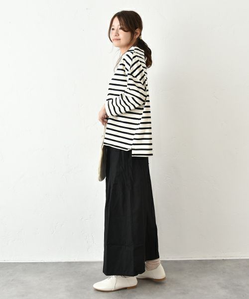 NARU｜ワイドボーダー カットプルオーバー [[650210]][C]