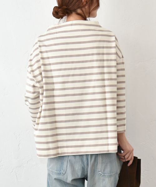 NARU｜ワイドボーダー カットプルオーバー [[650210]][C]