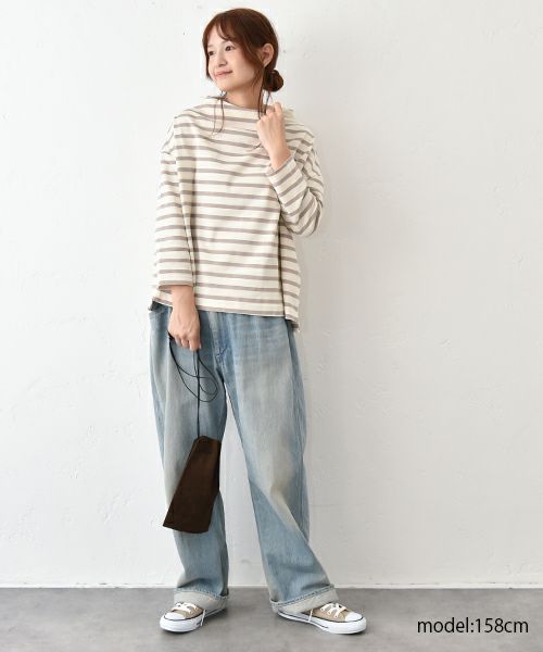NARU｜ワイドボーダー カットプルオーバー [[650210]][C]
