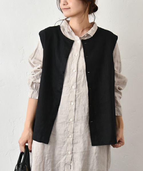 HEAVENLY｜Linen 2way Vest [[2548032]][C]