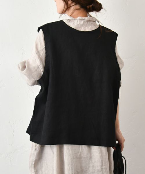 HEAVENLY｜Linen 2way Vest [[2548032]][C]