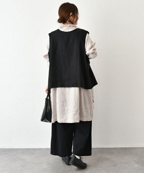 HEAVENLY｜Linen 2way Vest [[2548032]][C]