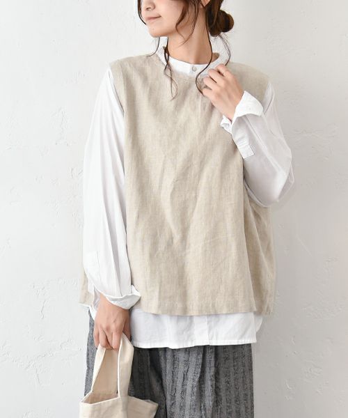 HEAVENLY｜Linen 2way Vest [[2548032]][C]