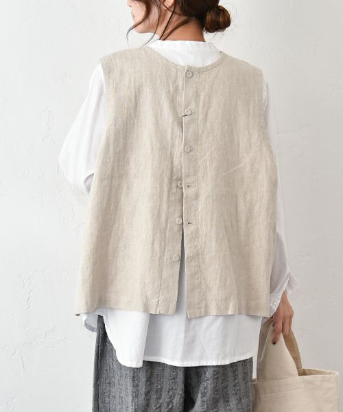 HEAVENLY｜Linen 2way Vest [[2548032]][C]