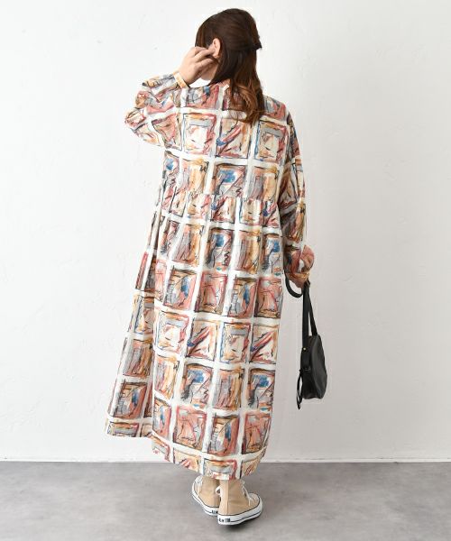 ichi｜インクジェットプリント2WAYワンピース [[250402]][C]