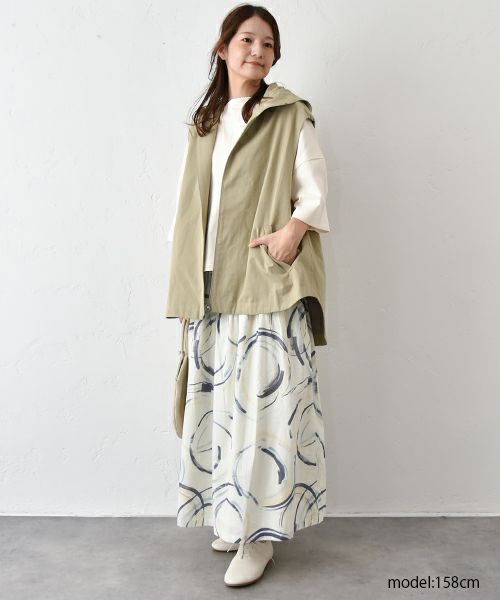  ichi｜インクジェットプリントスカート [[250403]][C]