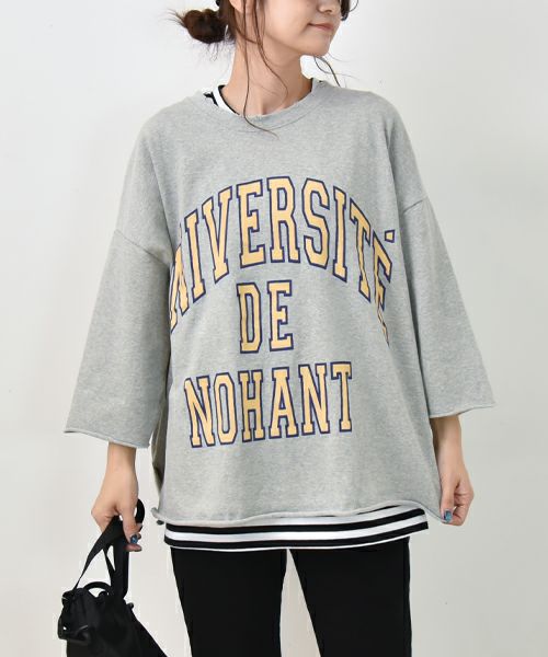 IN THE MARKET｜オーバーロゴカットソー [[C-2418]][C]