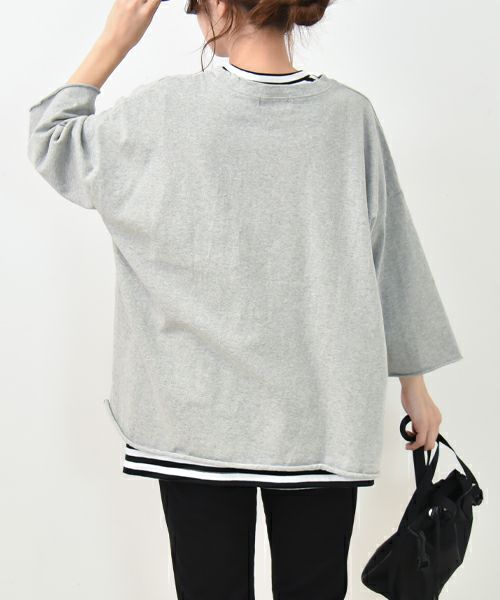 IN THE MARKET｜オーバーロゴカットソー [[C-2418]][C]