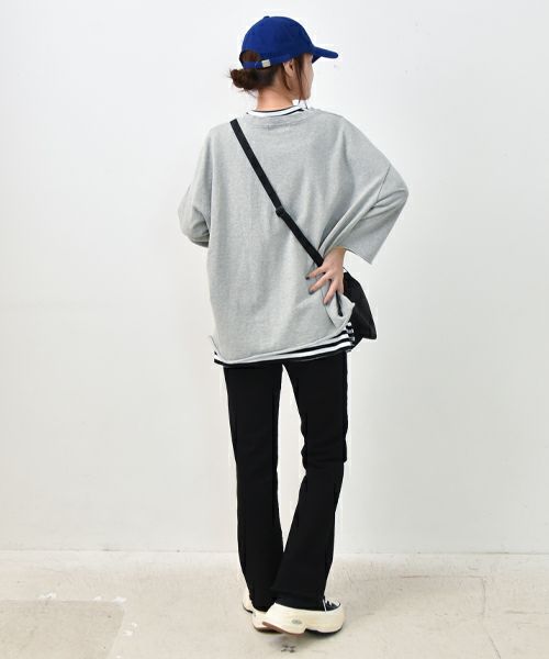 IN THE MARKET｜オーバーロゴカットソー [[C-2418]][C]