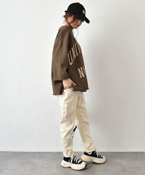 IN THE MARKET｜オーバーロゴカットソー [[C-2418]][C]