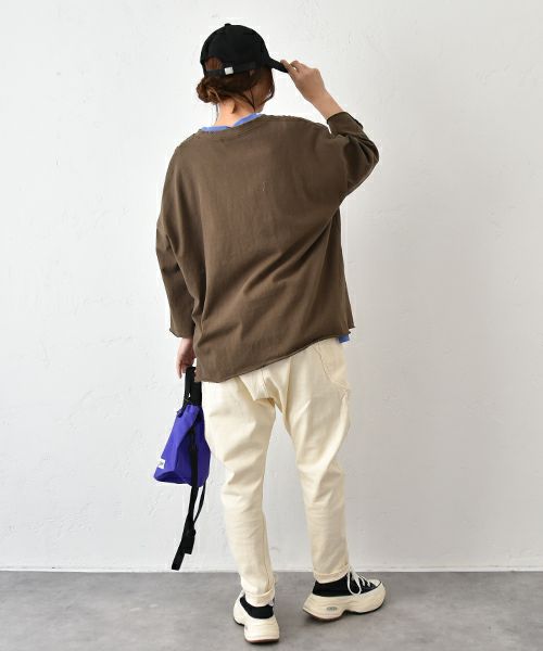 IN THE MARKET｜オーバーロゴカットソー [[C-2418]][C]