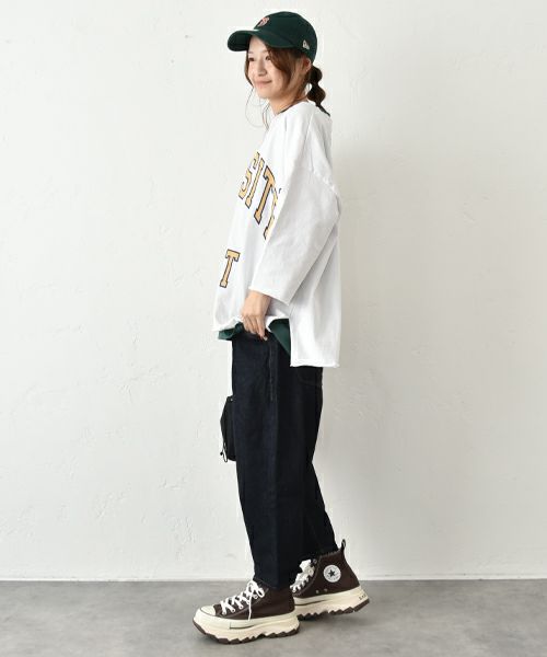 IN THE MARKET｜オーバーロゴカットソー [[C-2418]][C]