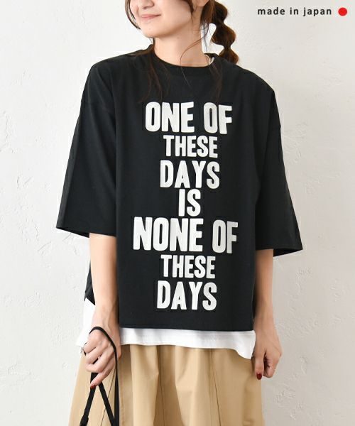 her.｜ヘムラウンドプリントTシャツ [[MA-512002]][C]