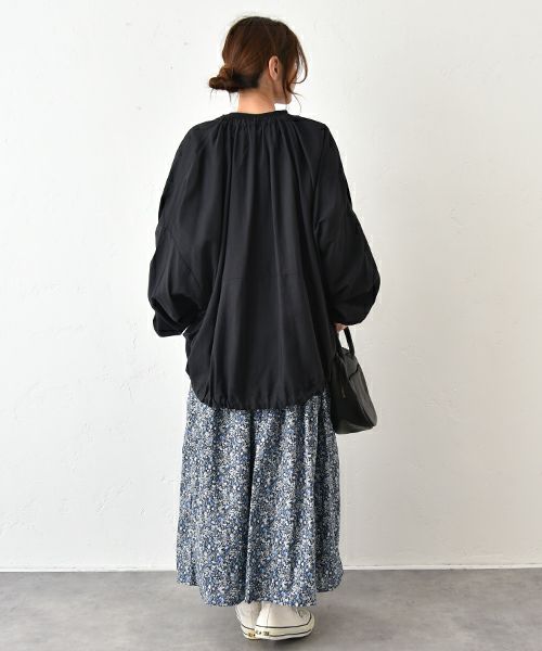 No18｜フラワープリントギャザースカート [[40525]][C]