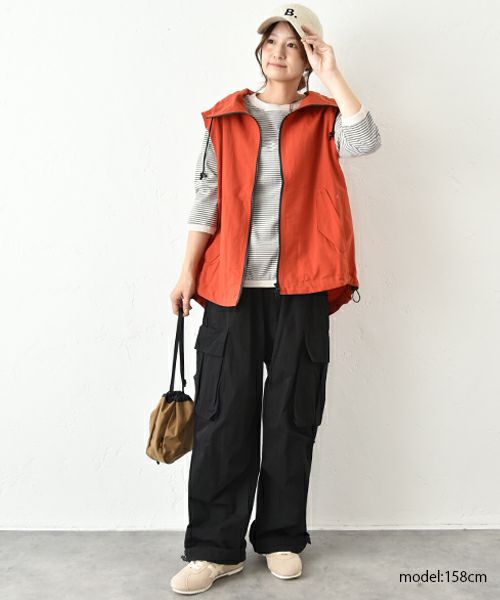 and quarter｜7分袖ボーダーカットソー [[MA-053]][C]