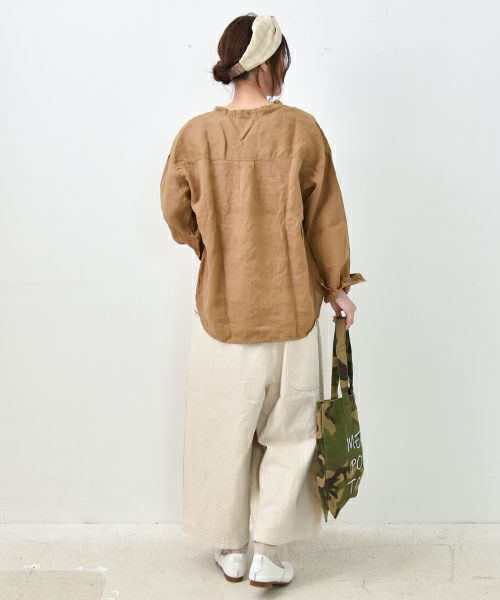 SUN VALLEY｜リネン平織シャツ [[SKT006001]][C]