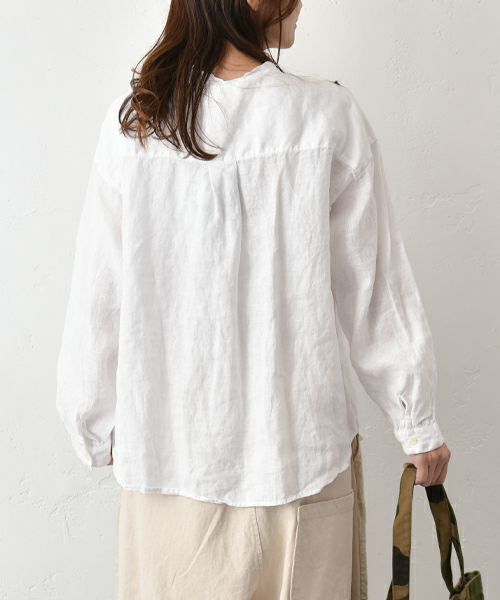 SUN VALLEY｜リネン平織シャツ [[SKT006001]][C]