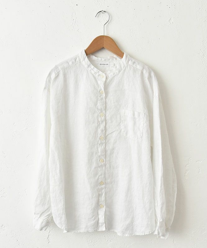 SUN VALLEY｜リネン平織シャツ [[SKT006001]][C]