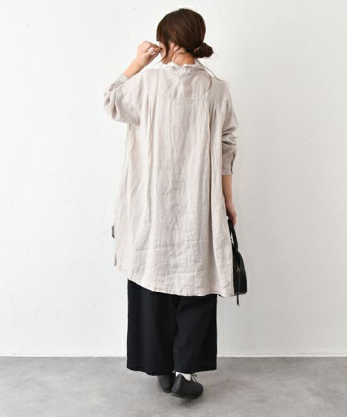 SUN VALLEY｜リネン平織チュニック [[SKT008003]][C]