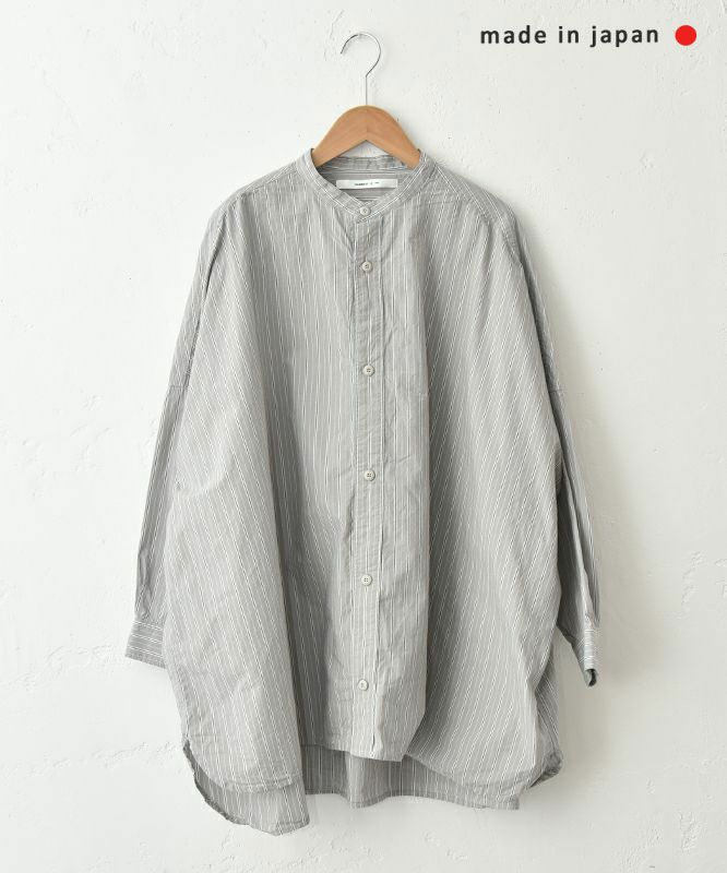 No18｜ストライプシャツチュニック [[CE1TN250104C]][C]