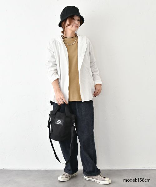 her.｜ヴィンテージ風7分袖カットソー [[131324H]][C]