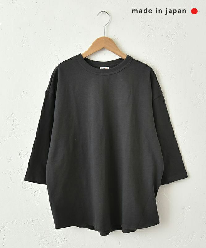  her.｜ヴィンテージ風7分袖カットソー [[131324H]][C]